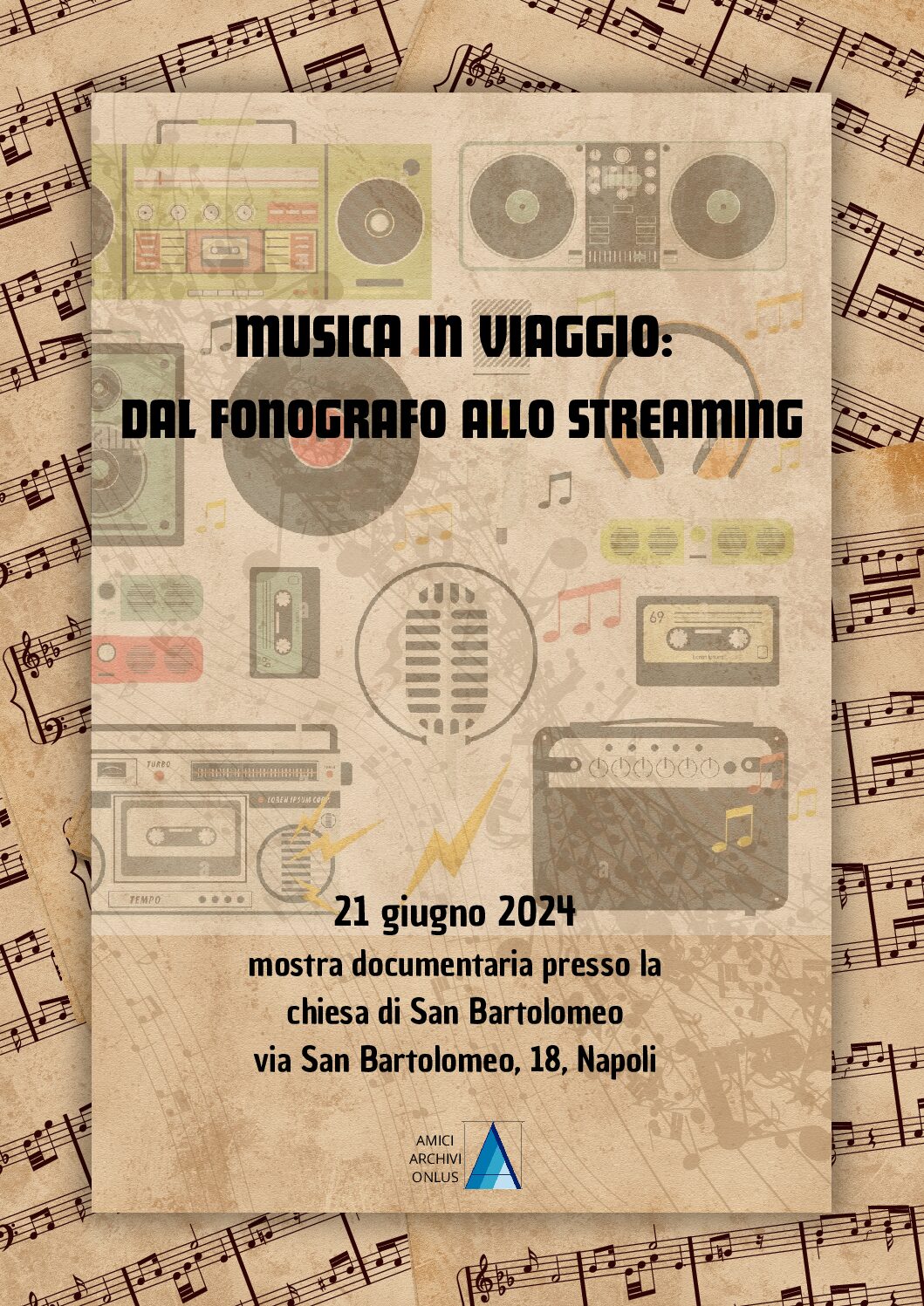 Scopri di più sull'articolo MUSICA IN VIAGGIO DAL FONOGRAFO ALLO STREAMING 